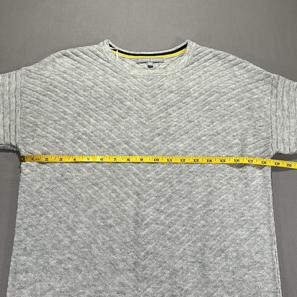 Oliver Bonas Ribbed Knit Sweater Dress, Long Sleeve, Gray, Textured - Womens 8 - Picture 12 of 15